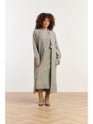 Smashed Lemon Kardigan w kolorze szarym rozmiar: M. Szare kardigany damskie Smashed Lemon, m, bez wzorów, z wełny. Za 143.99 zł.