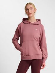 Damska bluza dresowa Hummel Pulse. Fioletowe bluzy damskie Hummel, na jesień, xs, bez wzorów, z bawełny, z kapturem. Za 118.00 zł.