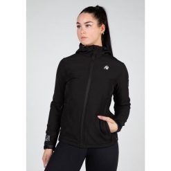 Mina Softshell Kurtka - Czarny. Czarne kurtki damskie GORILLA WEAR, bez wzorów, z softshellu, bez kaptura. Za 458.00 zł.