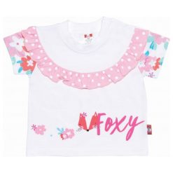 2Be3 T-Shirt Dziewczęcy Foxy 62 Biały/Różowy. Białe koszulki i t-shirty dziewczęce 2Be3. W wyprzedaży za 31.79 zł.