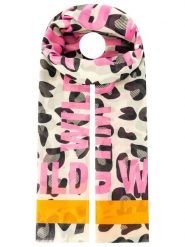 Zwillingsherz Szal "Wild Leo" ze wzorem - 180 x 85 cm rozmiar: onesize. Szaliki damskie Zwillingsherz, bez wzorów, z materiału. Za 105.38 zł.