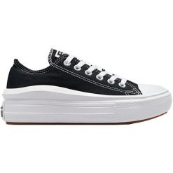 Trampki Converse Chuck Taylor All Star Move Low Top, Kobiety. Czarne trampki damskie Converse, bez wzorów, bez zapięcia. Za 590.00 zł.