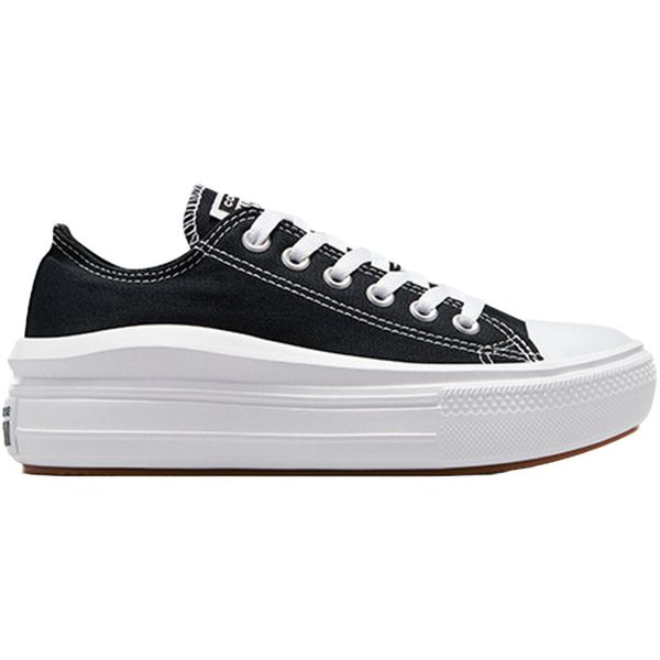 Trampki Converse Chuck Taylor All Star Move Low Top, Kobiety. Czarne trampki damskie Converse, bez wzorów, bez zapięcia. Za 361.70 zł.