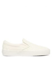 Vans Tenisówki Classic Slip-On VN000D6YC131 Kremowy. Białe trampki damskie Vans, bez wzorów, z materiału, bez zapięcia. Za 339.99 zł.