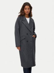 Vero Moda Płaszcz wełniany Harper 10320446 Szary Regular Fit. Szare płaszcze damskie Vero Moda, na zimę, s, bez wzorów, z syntetyku, bez kaptura. Za 509.99 zł.