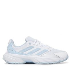 Buty do tenisa adidas. Białe obuwie sportowe damskie Adidas, bez zapięcia, tenisowe. Za 399.99 zł.