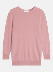 Perfect Cashmere Kaszmirowy sweter "Vanessa" w kolorze szaroróżowym rozmiar: S. Różowe swetry klasyczne damskie Perfect Cashmere, s, z kaszmiru, bez kołnierzyka. Za 369.99 zł.