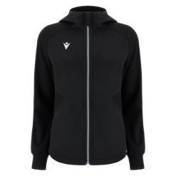 Damska bluza z kapturem full zip Macron Orosei. Czarne bluzy damskie Macron, bez wzorów, z kapturem. Za 456.00 zł.