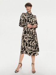 ONLY Sukienka koszulowa Halia 15315986 Czarny Regular Fit. Czarne sukienki damskie Only, bez wzorów, z wiskozy, bez ramiączek. Za 139.99 zł.