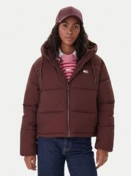Tommy Jeans Kurtka zimowa DW0DW21625 Brązowy Regular Fit. Brązowe kurtki damskie Tommy Jeans, na zimę, xs, bez wzorów, z jeansu, bez kaptura. Za 999.99 zł.