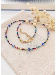 Atelier MIU Pozłacany naszyjnik z elementami ozdobnymi - dł. 45 cm rozmiar: onesize. Żółte naszyjniki damskie atelier MIU, z perłą, pozłacane. Za 34.99 zł.