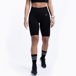 Krótkie legginsy sportowe dla kobiet Xtreme Sportswear Antracyt Czarny. Czarne legginsy damskie XTREME, na fitness i siłownię. Za 99.99 zł.