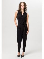 Les Lunes Kombinezon "Stella" w kolorze czarnym rozmiar: XS. Czarne kombinezony damskie Les Lunes, xs, bez wzorów, z tkaniny, bez kołnierzyka, bez ramiączek. Za 217.99 zł.