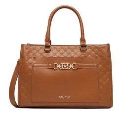 Torebka Nine West. Brązowe torebki klasyczne damskie Nine West, bez dodatków. Za 249.99 zł.
