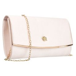 Beżowa kopertówka damska wykonana z tkaniny syntetycznej z wewnętrzną kieszonką Rovicky R-XS028-3. Brązowe torebki wieczorowe damskie ROVICKY, bez wzorów, z syntetyku, bez dodatków. Za 54.99 zł.