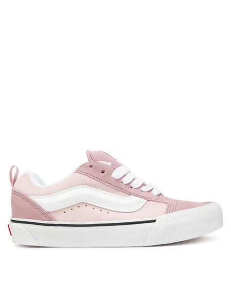 Vans Tenisówki Knu Skool VN000DAJBIY1 Różowy. Czerwone obuwie sportowe damskie Vans, bez wzorów, ze skóry, bez zapięcia. Za 239.99 zł.