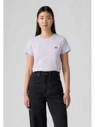 Levi's Koszulka w kolorze białym rozmiar: M. Różowe bluzki damskie Levi's, m, bez wzorów, z bawełny, bez kołnierzyka, bez ramiączek. Za 62.03 zł.
