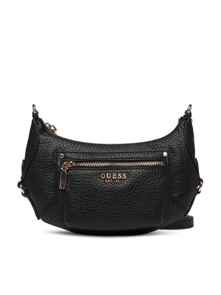 Guess Torebka Marsha Mini HWBG95 01720 Czarny. Czarne torebki klasyczne damskie Guess, ze skóry, bez dodatków. Za 589.99 zł.