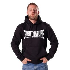 Bluza z kapturem Danrho Fightnature MMA. Czarne bluzy damskie DANRHO, m, bez wzorów, z bawełny, z kapturem. Za 282.50 zł.