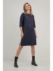 Josephine & Co Sukienka "Polly" w kolorze granatowym rozmiar: 36. Niebieskie sukienki damskie Josephine & Co, bez wzorów, bez ramiączek. Za 174.84 zł.