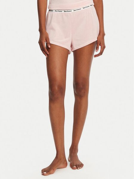 Juicy Couture Szorty piżamowe Austyn JCLHS125502 Różowy Regular Fit. Czerwone piżamy damskie Juicy Couture, bez wzorów, z syntetyku, bez ramiączek. Za 69.99 zł.
