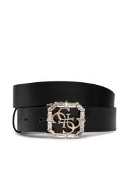 Guess Pasek Damski Not Coordinated Belts BW7664 VIN30 Czarny. Czarne paski damskie Guess, z aplikacjami, ze skóry. Za 299.99 zł.