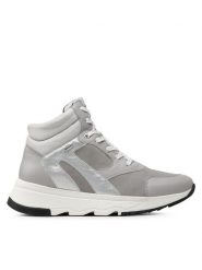 Geox Sneakersy D Falena B Abx B D16HXB 08522 C1010 Szary. Szare obuwie sportowe damskie Geox, ze skóry, bez zapięcia. W wyprzedaży za 419.99 zł.