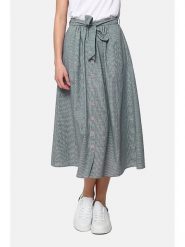 Le Jardin du Lin Lniana spódnica w kolorze czarnym rozmiar: 40. Czarne spódnice damskie Le jardin du lin, bez wzorów, ze lnu, klasyczne, midi. Za 113.90 zł.