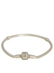 Pandora Srebrna bransoletka rozmiar: 15 cm. Szare bransoletki damskie Pandora, srebrne. Za 230.95 zł.