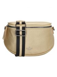 Charm Saszetka "New York" w kolorze złotym - 18,5 x 13,5 x 11,5 cm rozmiar: onesize. Żółte nerki i saszetki damskie Charm, bez wzorów, z materiału. Za 65.99 zł.