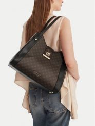 Nine West Torebka CEO-Onira-KY252 Brązowy. Brązowe torebki klasyczne damskie Nine West, z materiału, bez dodatków. Za 279.99 zł.