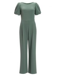 SWING Kombinezon w kolorze zielonym rozmiar: 44. Zielone kombinezony damskie Swing, bez wzorów, bez kołnierzyka, bez ramiączek. Za 341.95 zł.