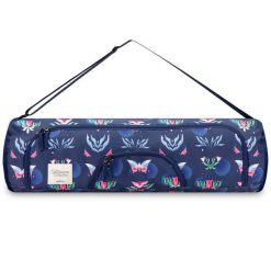 Torba pokrowiec na matę z regulowanym paskiem Spokey The Bloom Bag. Czerwone torby sportowe Spokey, bez wzorów, z materiału. Za 72.99 zł.