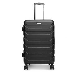 Walizka średnia GINO ROSSI. Czarne walizki Gino Rossi, bez wzorów, średnie. Za 279.99 zł.