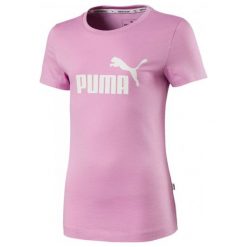Puma Dziewczęca Koszulka Ess Tee Orchid 140 Różowy. Czerwone koszulki i t-shirty dziewczęce Puma, z napisami. Za 65.00 zł.