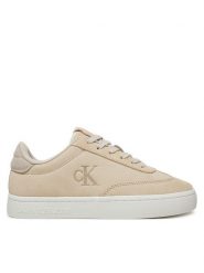 Calvin Klein Jeans Sneakersy Classic Cupsole Laceup Wt Wm YW0YW01833 Écru. Obuwie sportowe damskie Calvin Klein Jeans, z jeansu, bez zapięcia. Za 239.99 zł.