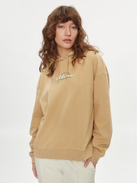 Ellesse Bluza Olinta Oh Hoody SGQ16967 Brązowy Regular Fit. Brązowe bluzy damskie Ellesse, bez wzorów, z bawełny, bez kaptura. Za 179.99 zł.