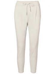 Vero Moda Spodnie "Eva" w kolorze kremowym rozmiar: L/L30. Brązowe rurki damskie Vero Moda, bez wzorów, z materiału. Za 109.78 zł.