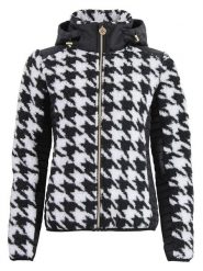 Peak Mountain Kurtka hybrydowa "Amore" w kolorze czarno-białym rozmiar: L. Białe kurtki sportowe damskie Peak Mountain, l, bez wzorów, bez kaptura. Za 173.99 zł.