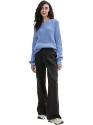 TOM TAILOR Denim Sweter w kolorze niebieskim rozmiar: L. Niebieskie swetry klasyczne damskie TOM TAILOR DENIM, l, z denimu, bez kołnierzyka. Za 89.26 zł.