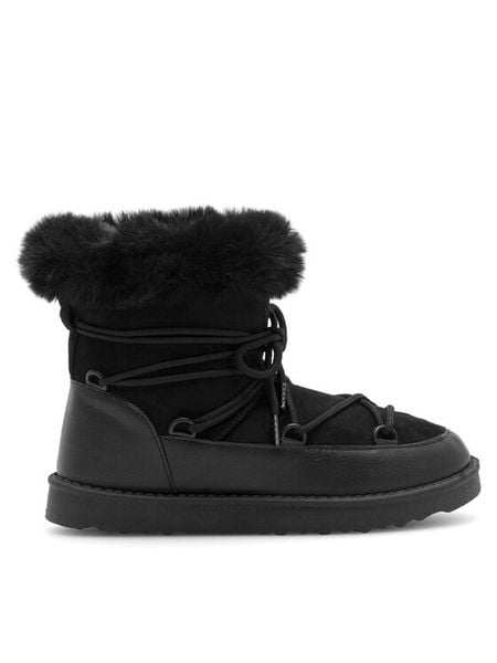 Jenny Fairy Śniegowce WSL19150-20 Czarny. Czarne śniegowce damskie Jenny Fairy, z materiału. Za 119.99 zł.