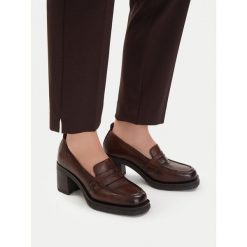 Mokasyny G-Star. Brązowe mokasyny damskie G-Star, bez obcasa. Za 239.99 zł.