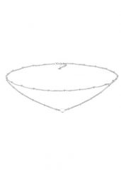 Elli Damski Choker Trend Serce w srebrze 925 Sterling Silver Naszyjniki 1 ct. Szare naszyjniki damskie Elli, srebrne. Za 263.99 zł.