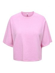 ONLY Carmakoma Sweter w kolorze jasnoróżowym rozmiar: XS-40/42. Różowe swetry klasyczne damskie Only Carmakoma, s, z materiału, bez kołnierzyka. Za 69.99 zł.