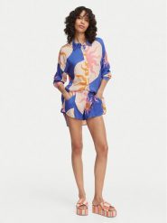 Maaji Koszula Dreambound PT2321CLS012 Niebieski Relaxed Fit. Niebieskie koszule damskie Maaji, l, bez wzorów, z wiskozy, bez kołnierzyka, bez ramiączek. Za 429.99 zł.