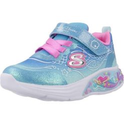 Buty SKECHERS MY DREAMERS LIL MERMAID Niebieski. Niebieskie obuwie trekkingowe damskie Skechers, z materiału, bez zapięcia. Za 188.99 zł.