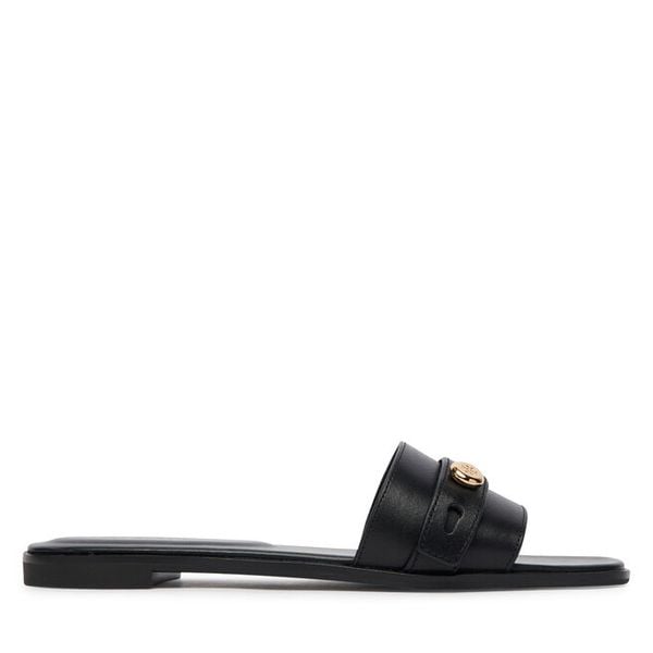 Klapki Tory Burch. Czarne klapki damskie Tory Burch, bez wzorów, bez obcasa, bez zapięcia. Za 1,083.99 zł.