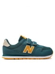 New Balance Sneakersy GV500FSG Niebieski. Niebieskie buty sportowe dziewczęce New Balance, z materiału, bez zapięcia. Za 209.99 zł.
