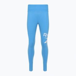 Legginsy Reebok Id Train Capri. Niebieskie legginsy damskie REEBOK FITNESS, bez wzorów. Za 85.99 zł.