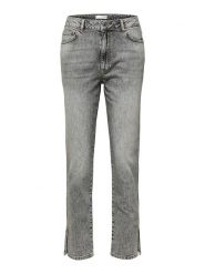 SELECTED FEMME Dżinsy "Bea" - Slim fit - w kolorze szarym rozmiar: W27/L32. Szare jeansy damskie Selected Femme, z podwyższonym stanem. Za 109.78 zł.